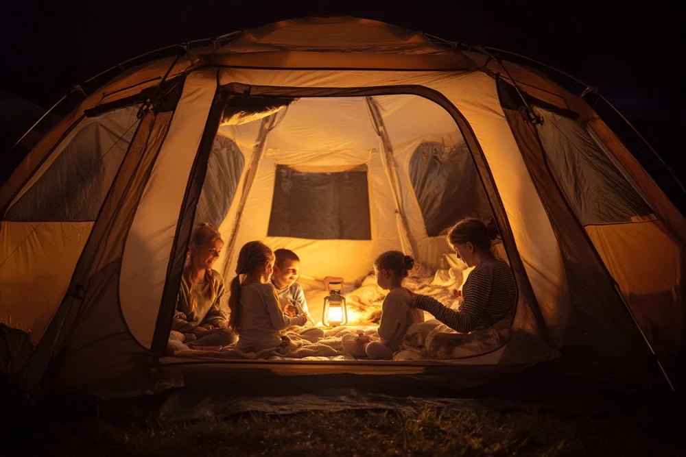 family camping lantern