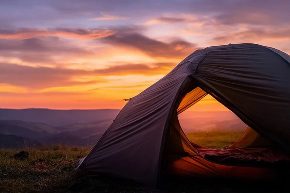mountain camping lantern