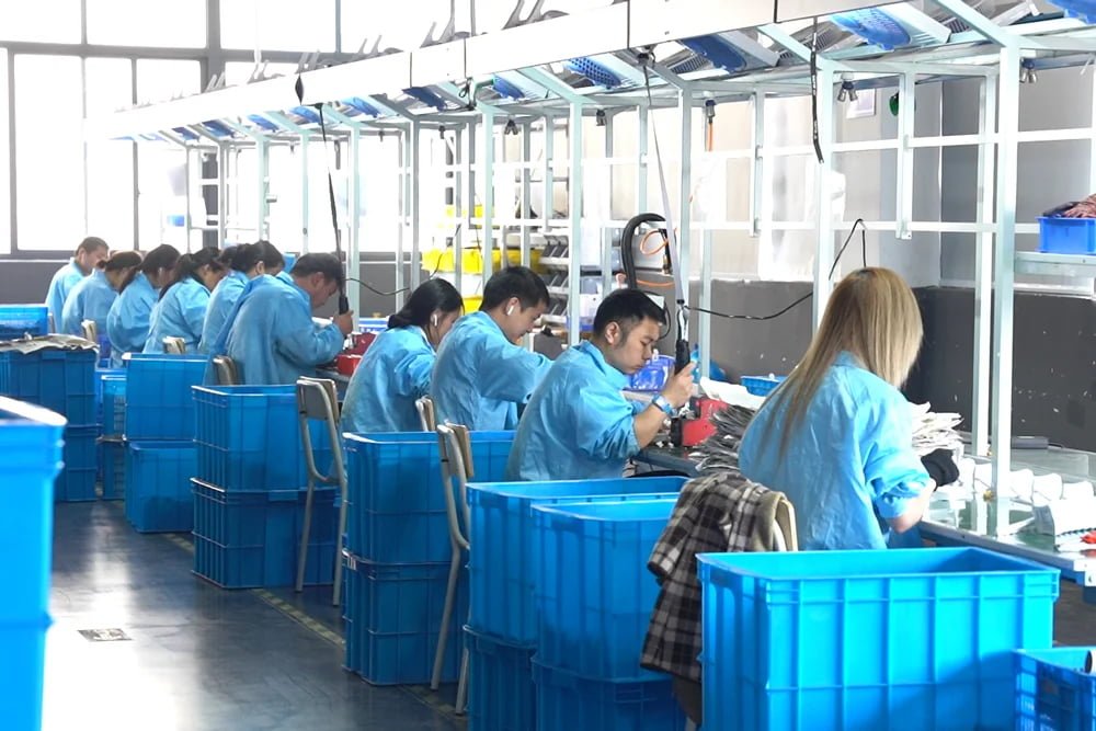 LED headlamp production line