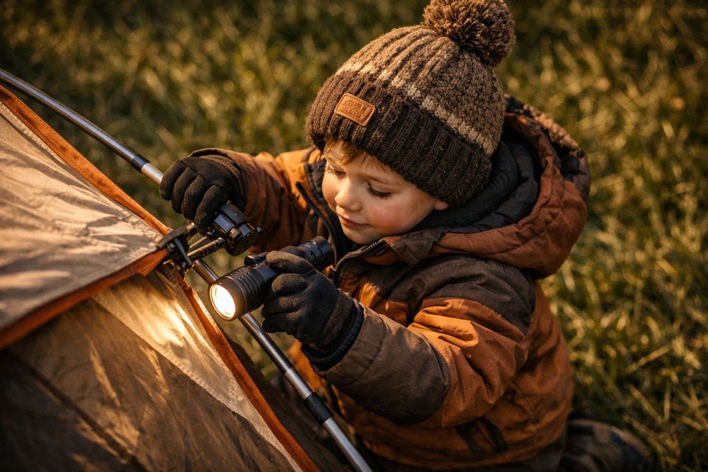 What kind of flashlight is best for kids to use?