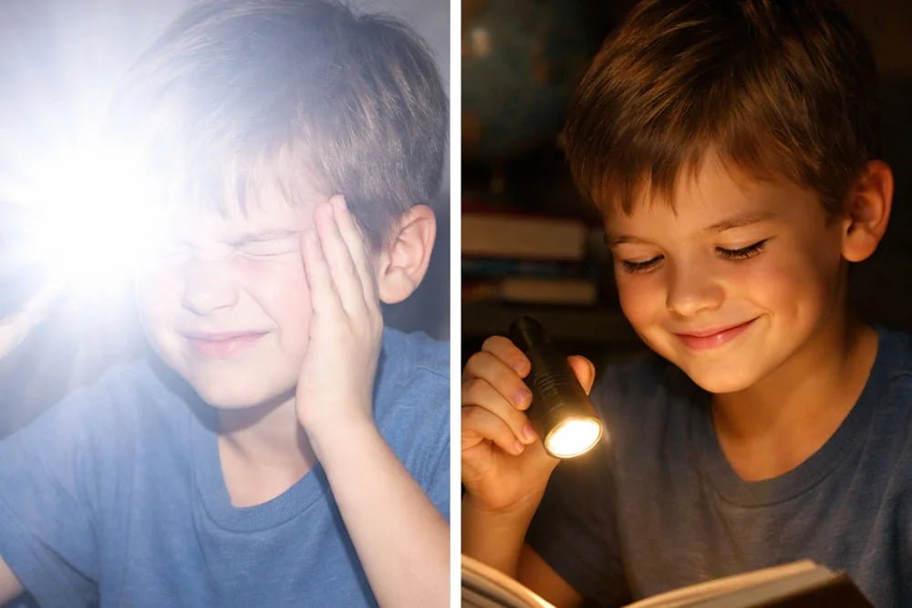 Visual-comparison-gentle-vs-harsh-lighting Visual-comparison-gentle-vs-harsh-lighting