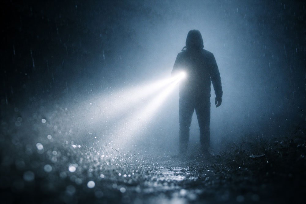 strobe mode marking position in dense fog and heavy rain