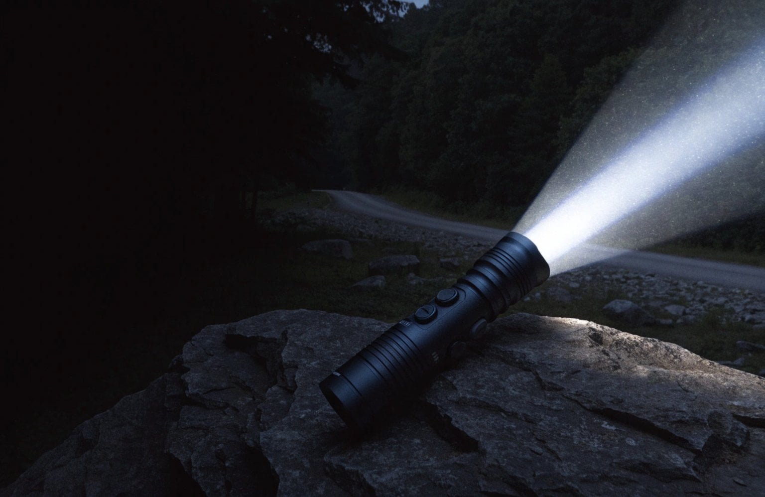 flashlight beam pattern
