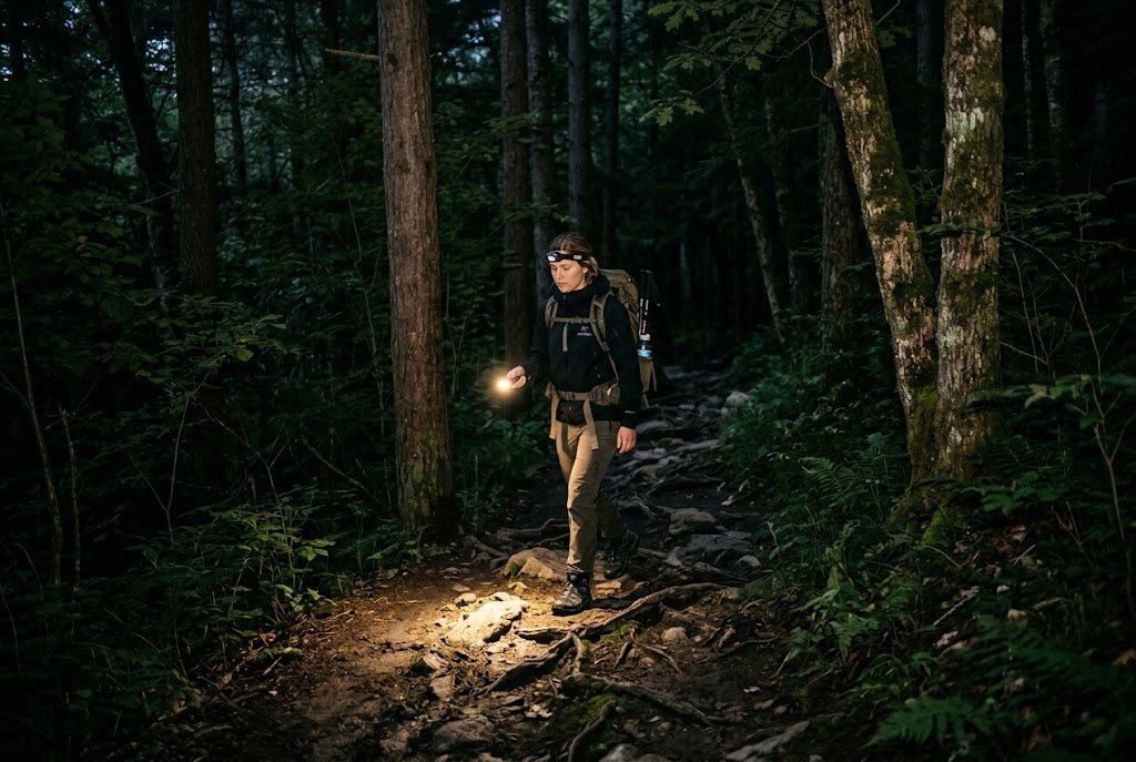 flashlight beam distance
