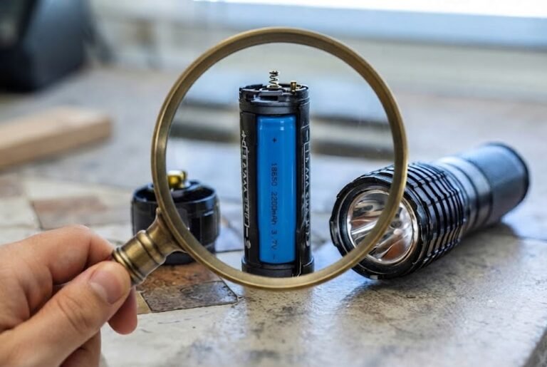 How long does a rechargeable flashlight battery last?
