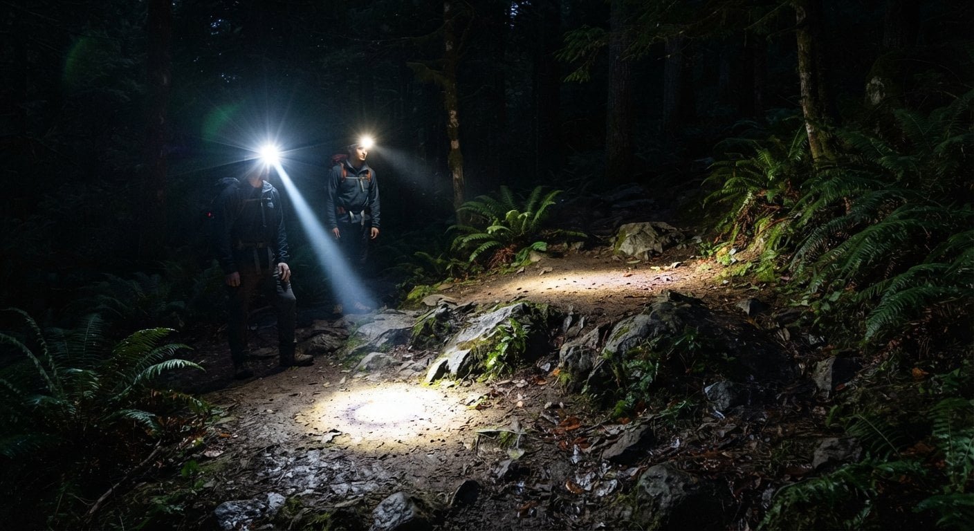 Light quality comparison between headlamps