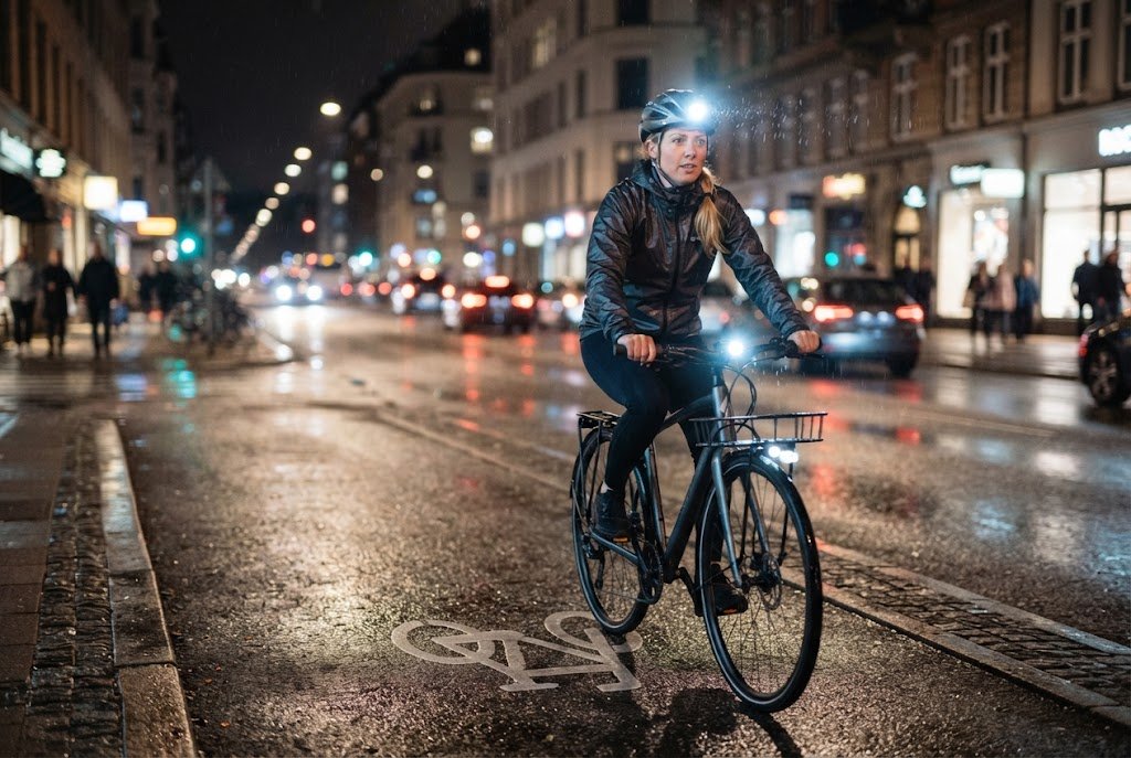 lightweight cycling headlamp design