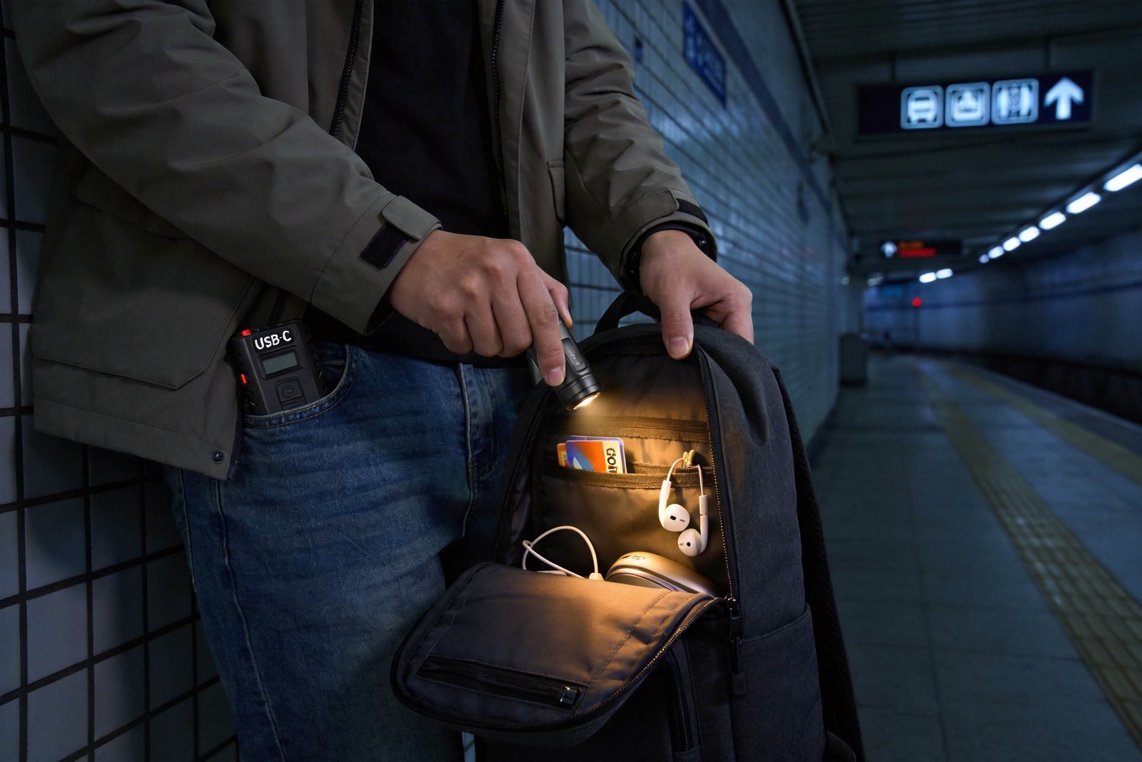 USB-C charging for EDC flashlights